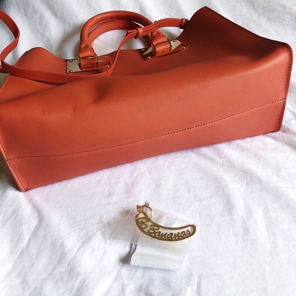 SOPHIE HULME Albion Go Bananas Leather Tote - Picture 3 of 7